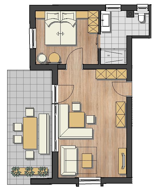 Garden Suite-plan